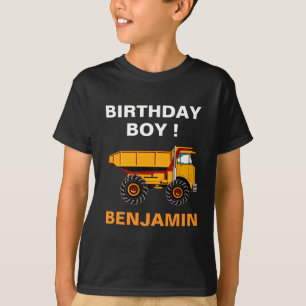 Dump Truck Construction Birthday Party T-Shirt