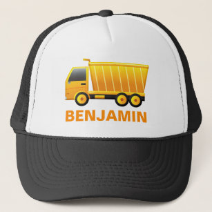 Dump Truck Construction Kids Trucker Hat
