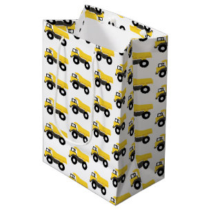 Dump Truck Construction Trucks Medium Gift Bag