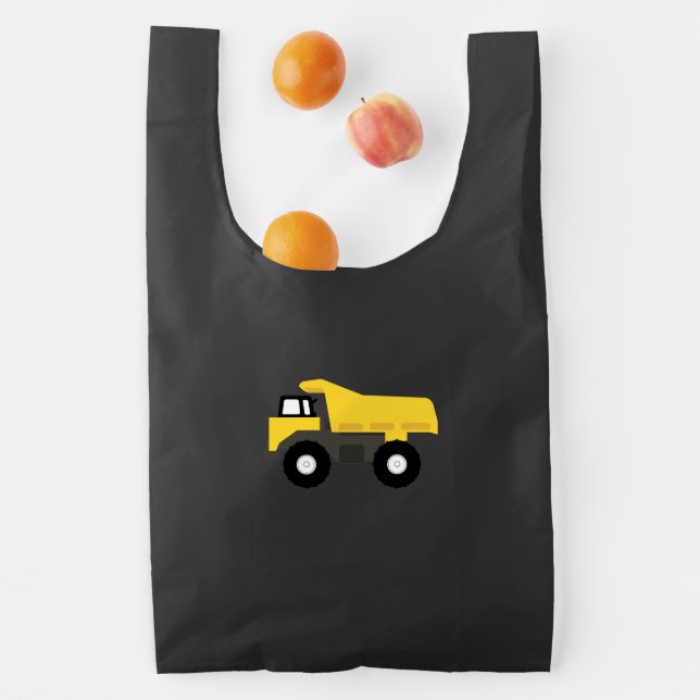 Dump Truck Construction Trucks Reusable Bag (Insitu)