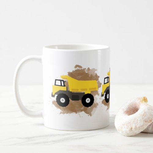Dump Truck Construction Vehicle Mud  Coffee Mug