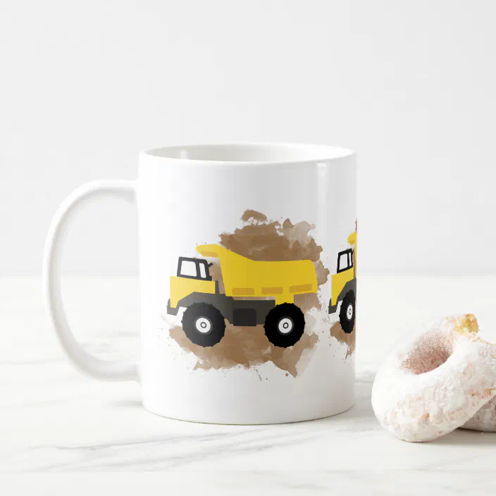 Gift For Kids Vehicle Cup Mug Tractor Cup Mugs For Kids Toddler Mug,Tractor Mug Transportation Mug transportation gifts Children Mug