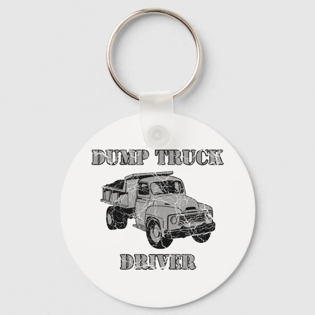 Dump Truck Drivers Keychain (Front)
