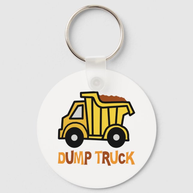Dump Truck Keychain (Front)