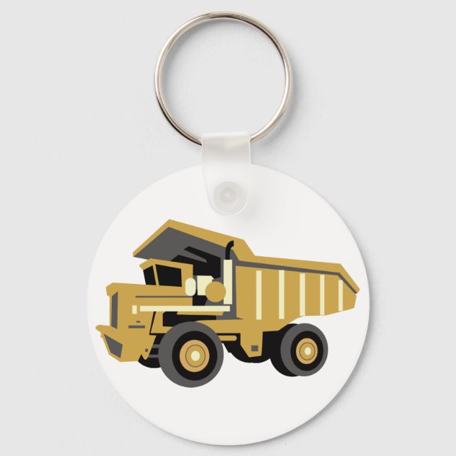 Dump Truck Keychain (Front)