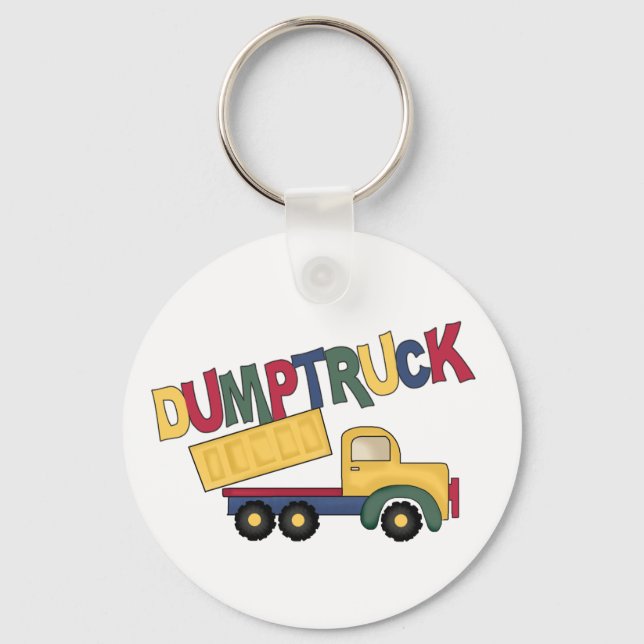 Dump Truck Keychain (Front)