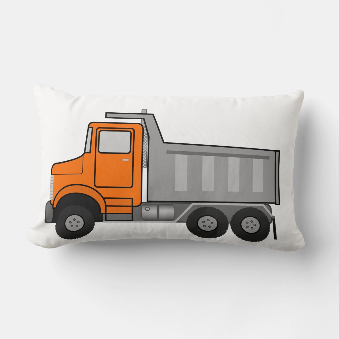 Dump Truck Pillow Zazzle