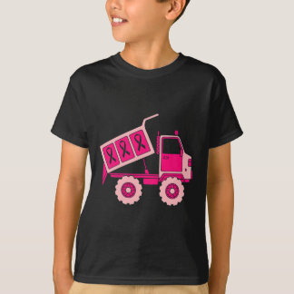Dump Truck Pink Ribbon Breast Cancer Awareness Sup T-Shirt