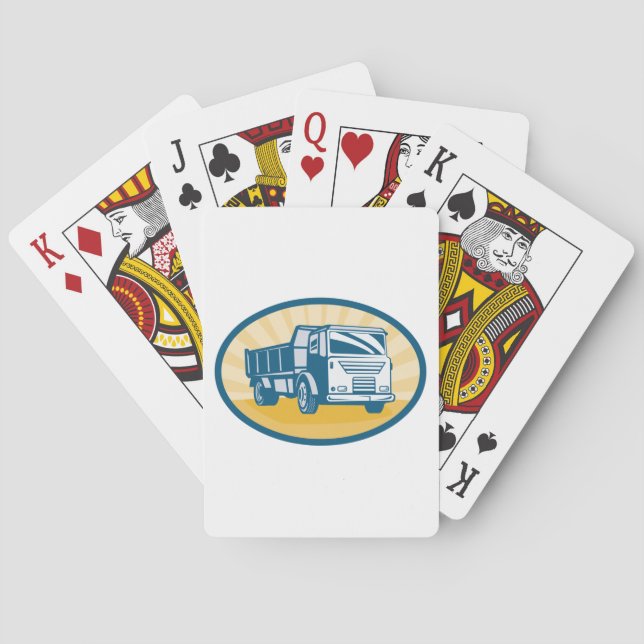 Dump Truck Poker Cards (Back)