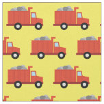 Dump Trucks Cute Boys Kids Fabric