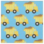 Dump Trucks Cute Boys Kids Fabric