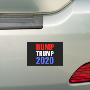 Dump Trump 2020 Anti-Trump Car Magnet