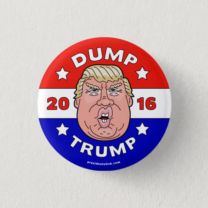 Pin 07 2016 Donald Trump 2-1/4" Presidential Campaign Button 