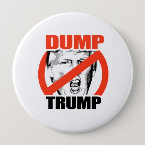 Dump Trump _ Anti_Trump Pinback Button