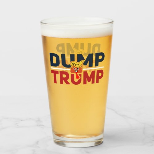 Dump Trump Anti_Trump Political Opinion Pint Glass