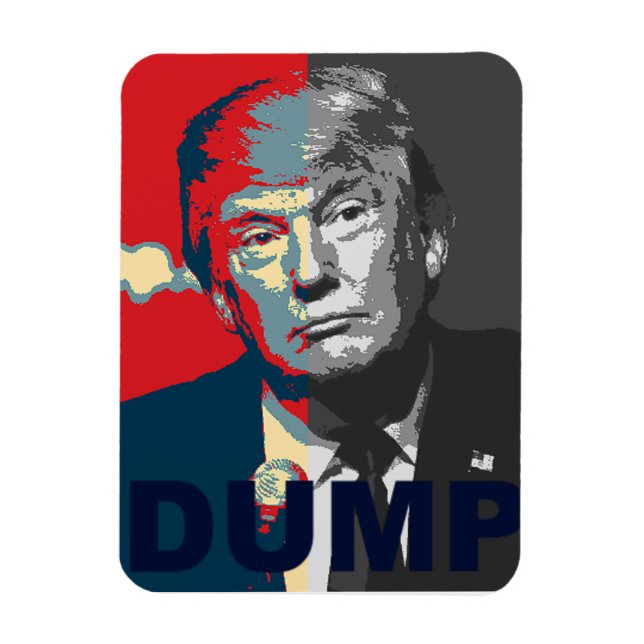 Dump Trump Campaign | Anti Donald Trump Magnet (Vertical)