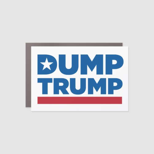 Dump Trump Car Magnet