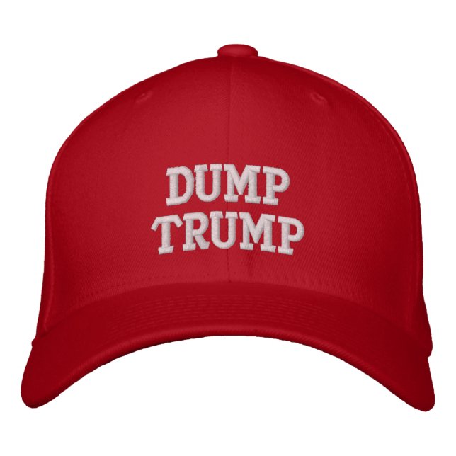 Dump Trump Custom Baseball Cap (Front)