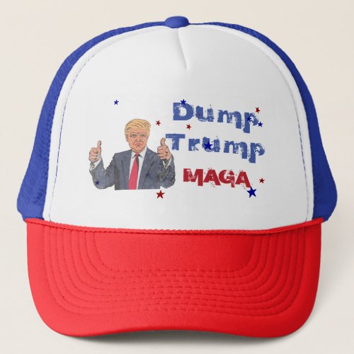 Dump Trump Election 2020 Anti_ trump Democrat MAGA Trucker Hat