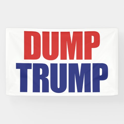 Dump Trump _ Impeach President Trump Banner
