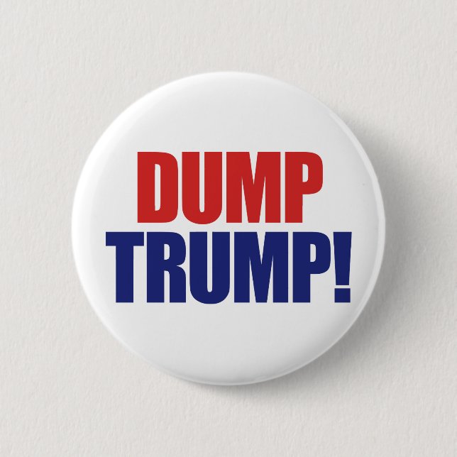 Dump Trump - Impeach President Trump Button (Front)