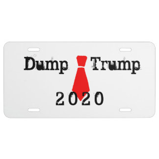 Dump Trump License Plate