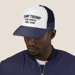 Dump Trump Make America Think Again Trucker Hat at Zazzle