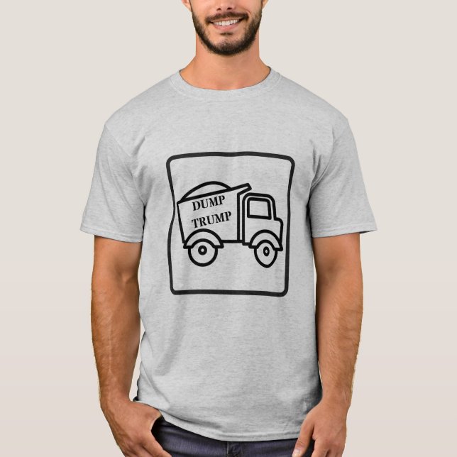 "DUMP TRUMP" Men's T-Shirt (Front)