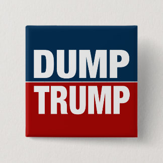 "DUMP TRUMP" PINBACK BUTTON