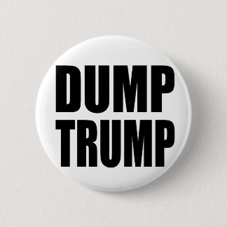 "DUMP TRUMP" PINBACK BUTTON