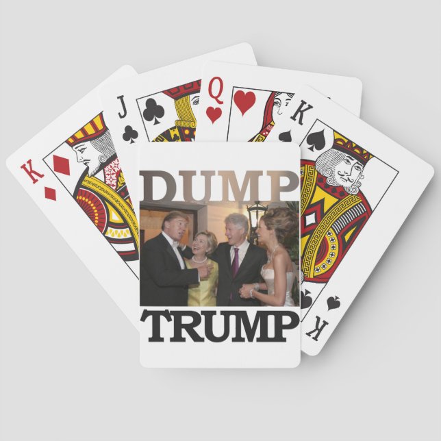 Dump Trump Poker Cards (Back)