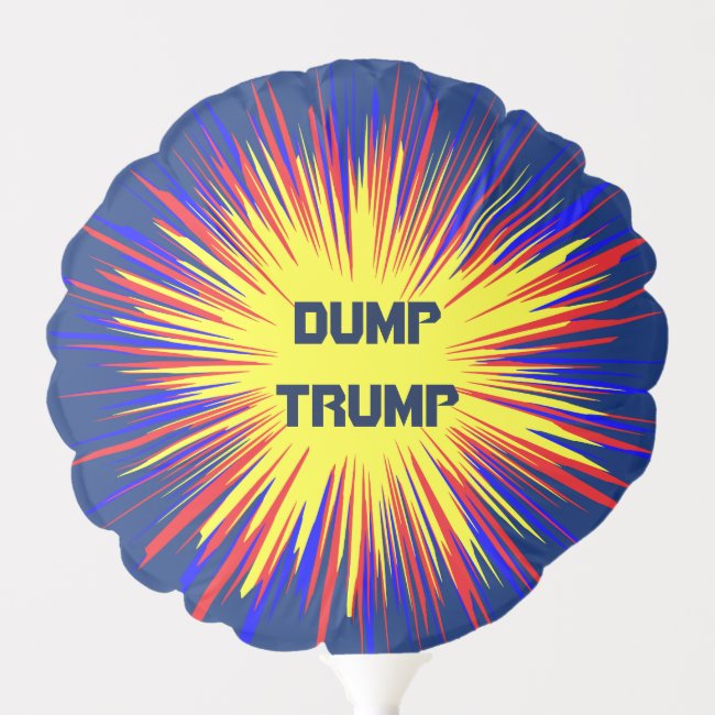 Dump Trump Political Balloon