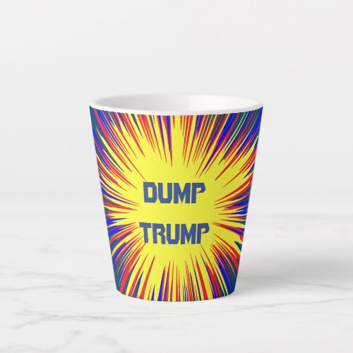Dump Trump Political Latte Mug