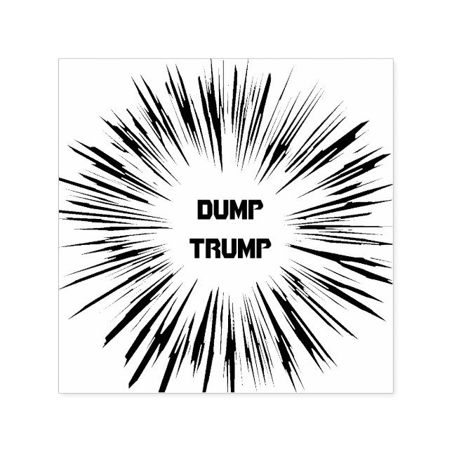 Dump Trump Political Self Inking Stamp (Design)