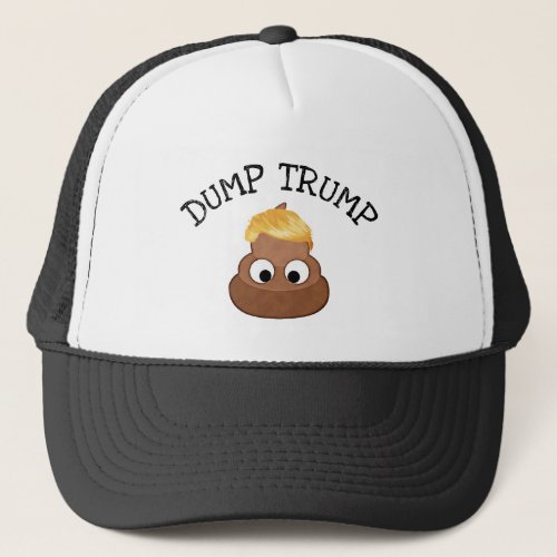 Dump Trump Poop pile anti_trump Political Humor Trucker Hat