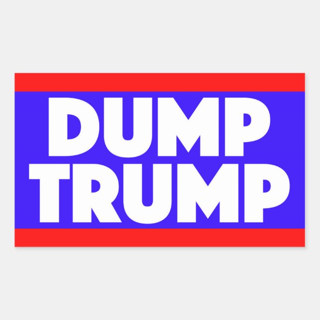Dump Trump Sticker (Front)