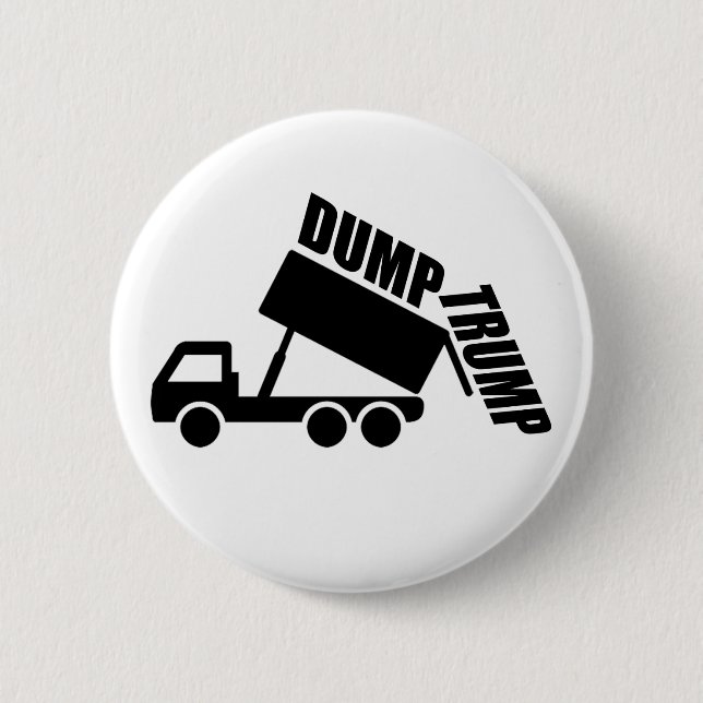Dump Trump truck Button (Front)