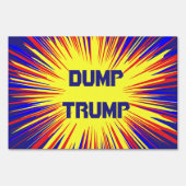 Dump Trump Yard Sign (Back)