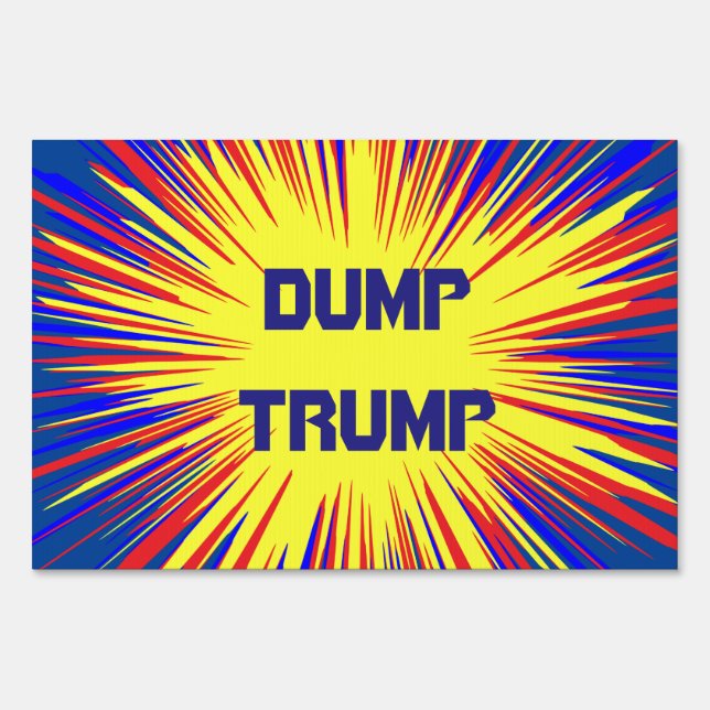 Dump Trump Yard Sign (Front)