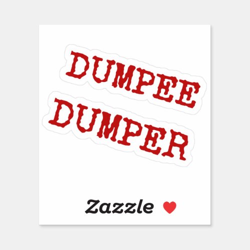 Dumped Anti Valentines Day  Sticker