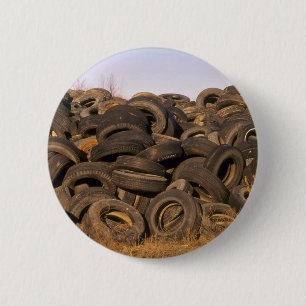 Dumped old tyres button
