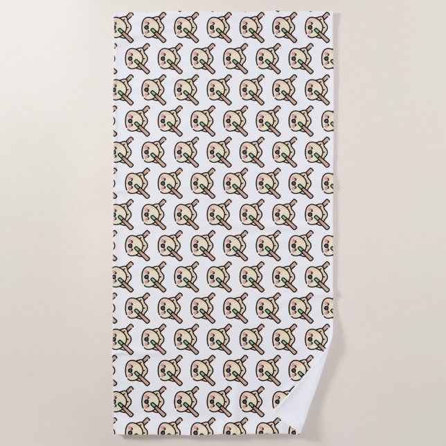 dumpling beach towel (Front)
