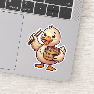 Dumpling Duck Sticker