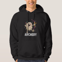 Dumplings Play Archery Chopstick Wrap Cuisine Spor Hoodie