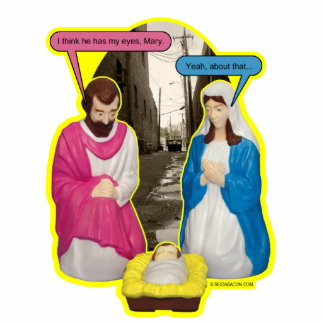Dumpster Baby Jesus Ornament