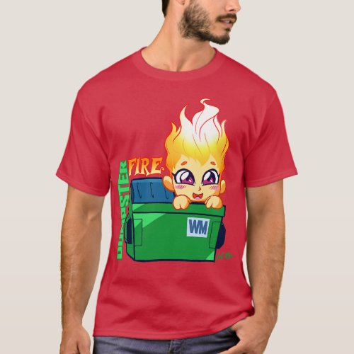 Dumpster Fire Chan T_Shirt