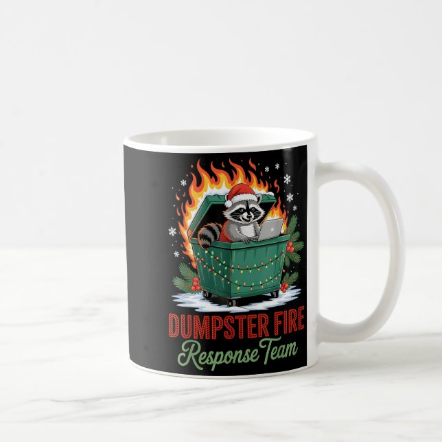 Dumpster Fire Resnse Team Leader Christmas  Coffee Mug (Right)