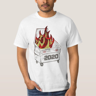 Dumpster Fire Tee Shirt,trashcan,fire,dump truck