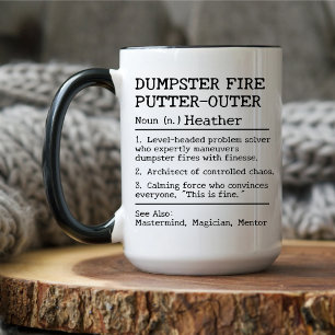 Dumpster Firefighter Definition, Team manager gift Mug