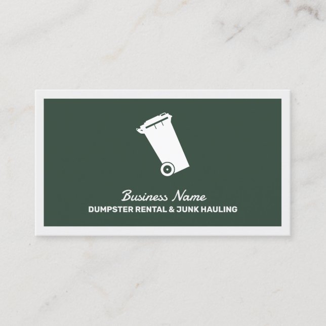 Dumpster Junk Business Card (Front)